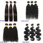 真人假发发帘许昌现货50g human hair Extension bundles body