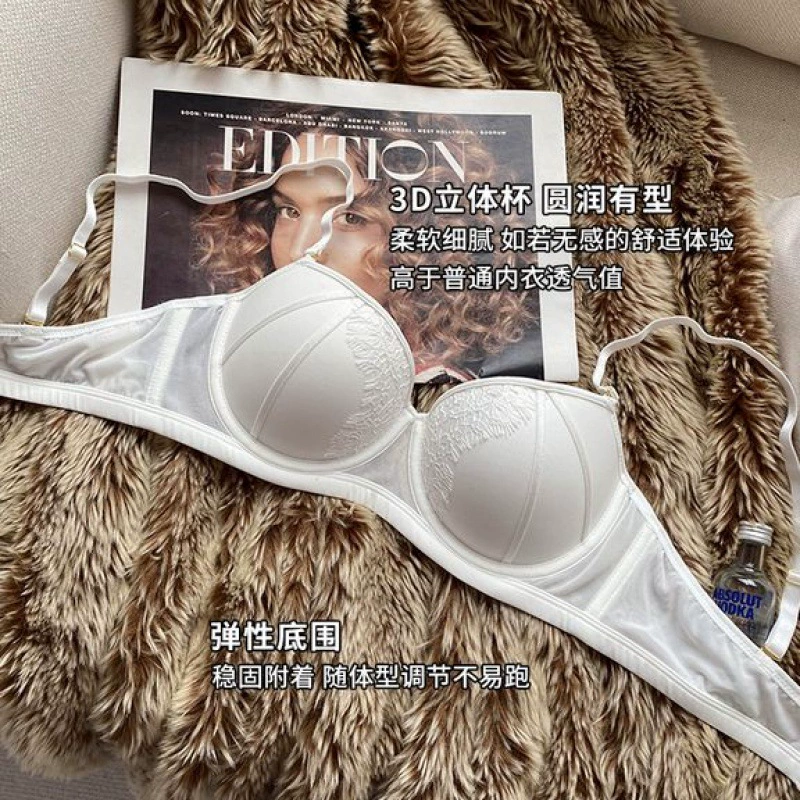 Supporting underwear, steel ring bra, bra top, set