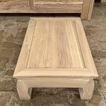 北方榆木仿古炕桌茶桌茶几家用实木窗阳台小矮桌子炕几70*45*25