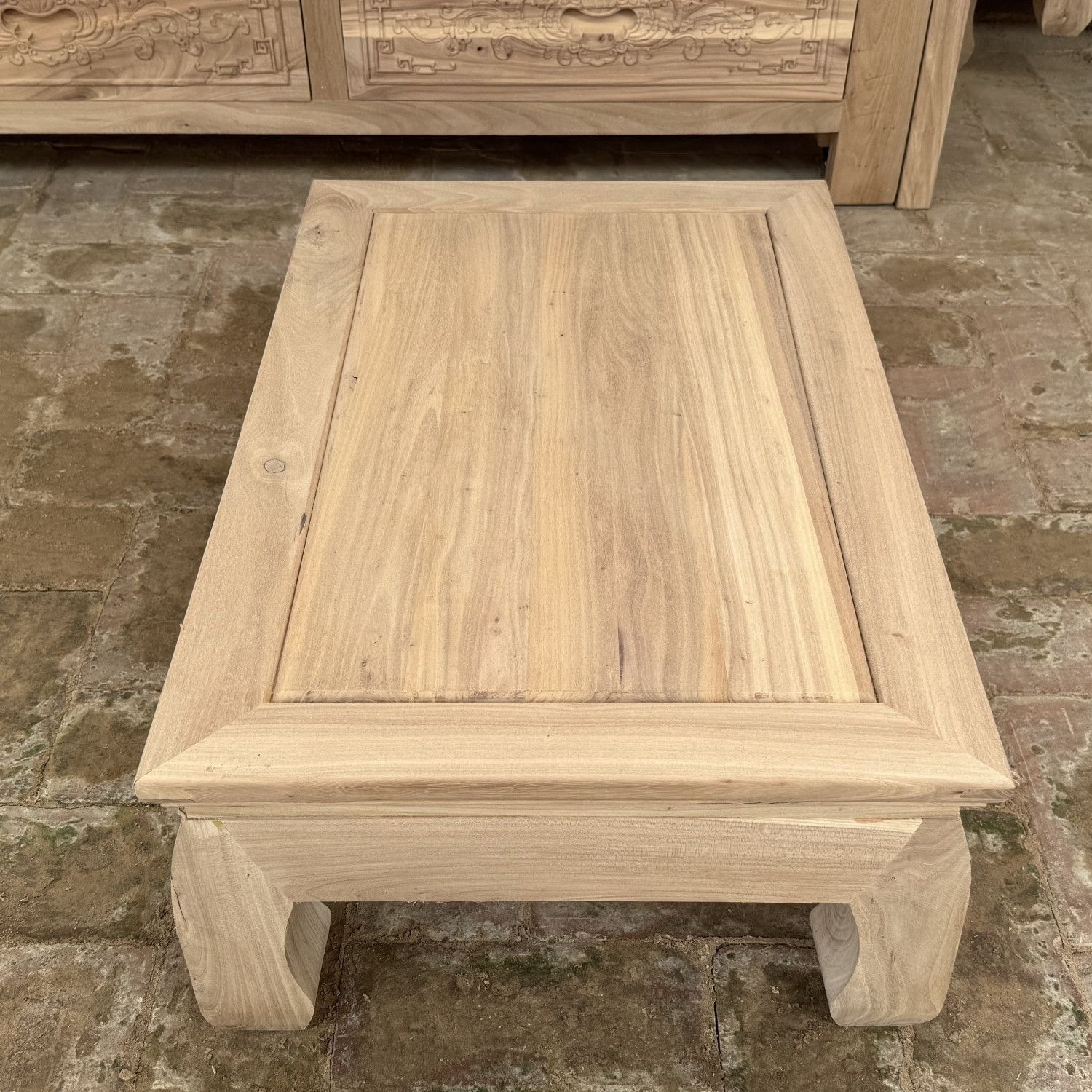 北方榆木仿古炕桌茶桌茶几家用实木窗阳台小矮桌子炕几70*45*25