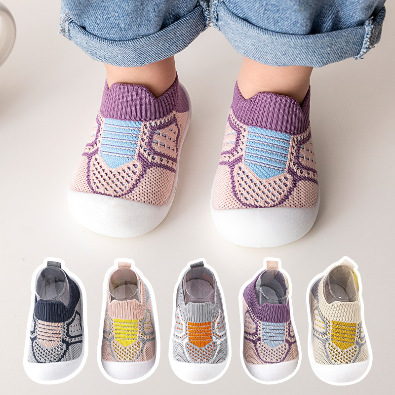 Primavera y otoño para bebés zapatos para bebés con suela suave antideslizante 0 - 3 años primavera y otoño para niños y niñas zapatos antipatas interiores