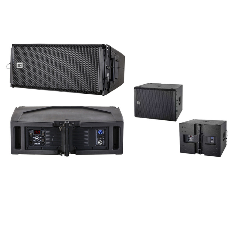 Hdl30A/Hdl38As Single 18-Inch Active Subwoofer Dual 10-Inch Active Full-Range Plastic Line Array Speaker Set Hdl30A/Hdl38As Single 18-Inch Active Subwoofer Dual 10-Inch Active Full-Range Plastic Line Array Speaker Set