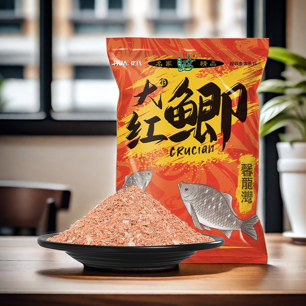 Hua 's Xiaohui recomienda el paquete de pesca salvaje de otoño y invierno de carpa roja grande fórmula No. 4 6 # bala de acero No. 2 cebo de pesca de la fuerza aérea