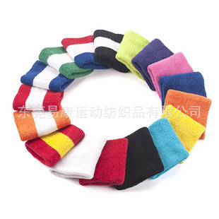 Spot wholesale sports fitness wristband cotton knitted elastic wristband basketball football wrist protector for dance martial arts