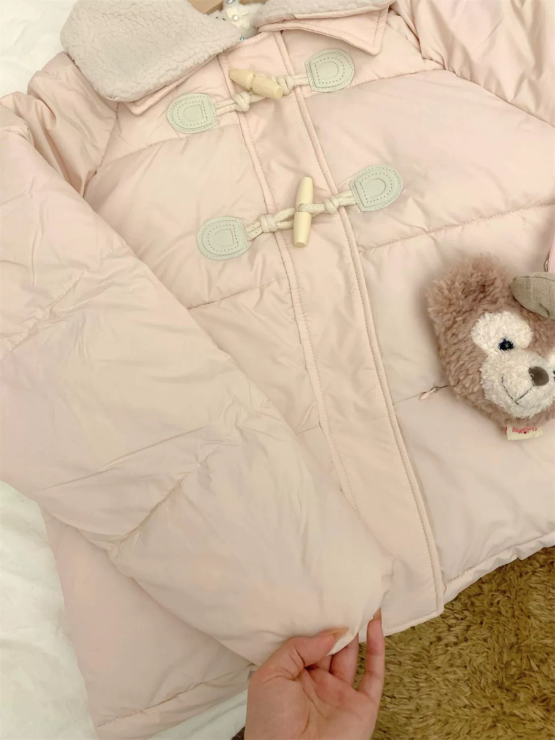 Фуксия cute полотенце для учеников начальной школы, теплая стеганая куртка, увеличенная толщина