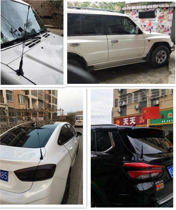 Car Decorative Antenna Clip-On Suv Off-Road Vehicle Sedan Car-Mounted Modified Flagpole Rear Antenna Universal