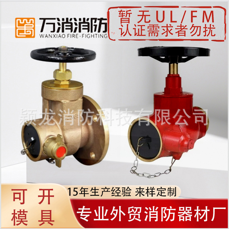 跨境外贸消防BS336英标消火栓2.5寸欧标消防栓BS4501-1英式着陆阀