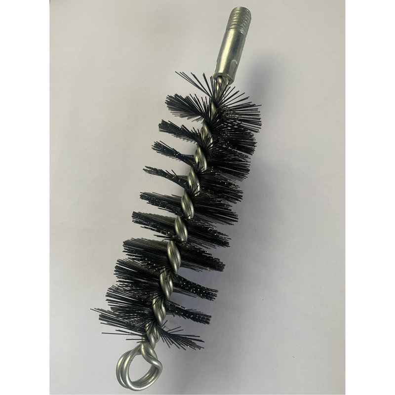 Cepillo de caldera de alambre de acero Cepillo de chimenea Cepillo de limpieza y pulido de tuberías Cepillo de tubería de mango largo industrial Ventas directas de fábrica