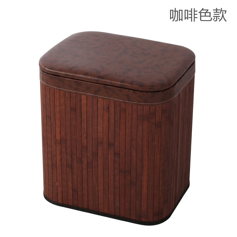 Taburete de bambú, taburete de almacenamiento, taburete de almacenamiento, taburete pequeño, taburete de cambio de zapatos, taburete de cambio de zapatos, taburete bajo, caja de almacenamiento de juguetes
