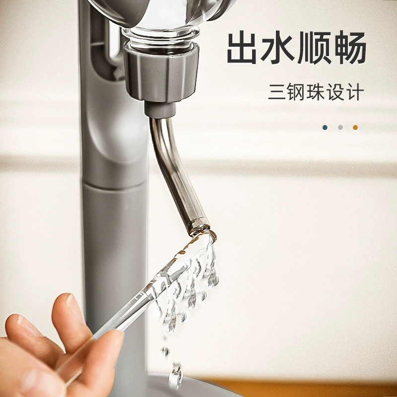 宠博士防倒立杆饮水器悬挂喂食碗喂水猫咪狗狗喝水器不湿嘴带吸盘