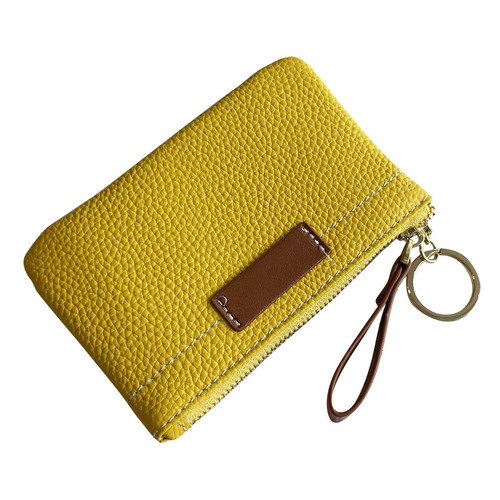 New Arrival Ultra-Thin, Exquisite Mini Key Case in Premium Soft Cowhide—Perfect for Women, Compact and Convenient Short-Style Wallet for Coins