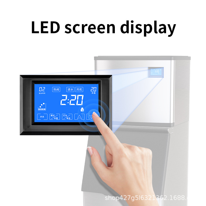 Pequeño bar ice maker para uso en casa; fully automatic square ice