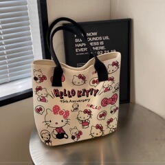 Hello Kitty新款可爱大容量单肩托特包女