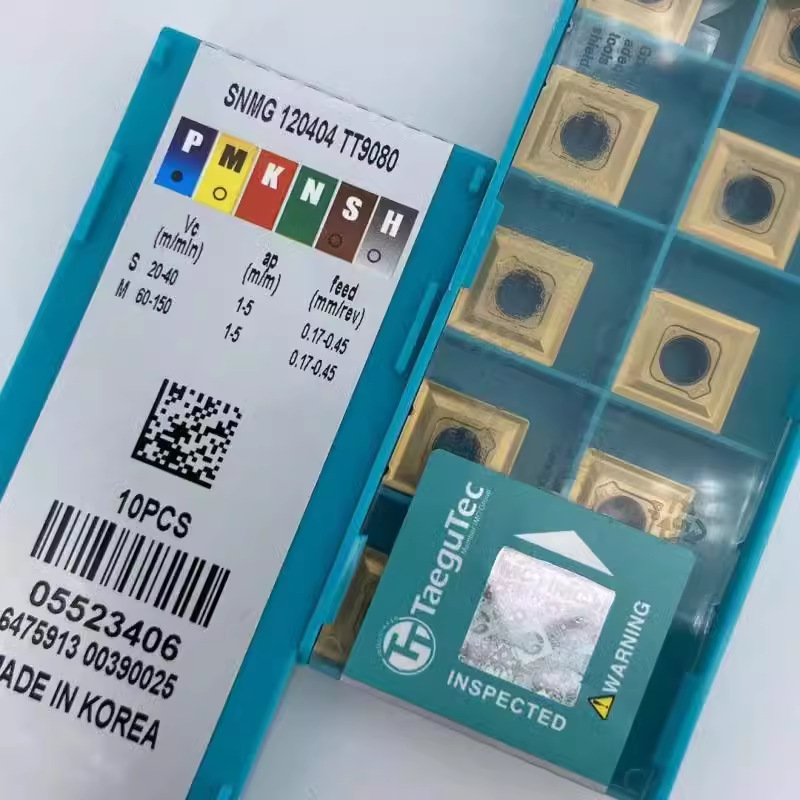 韩国特固克数控刨槽机刀片SNMG 120404 MP TT5100 TT8125B