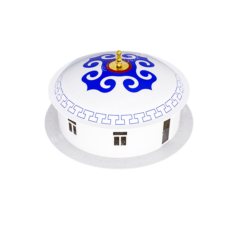 Gran tienda de mochila de granja comida al aire libre alojamiento de pastizales barbacoa hotel escénico grueso a prueba de viento y calor