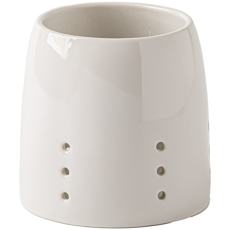 Yan blanca simple y práctica palillos recipiente de cerámica de cocina recipiente de bolígrafo cuchillo y tenedor de exportación transfronteriza cucharas de galleta