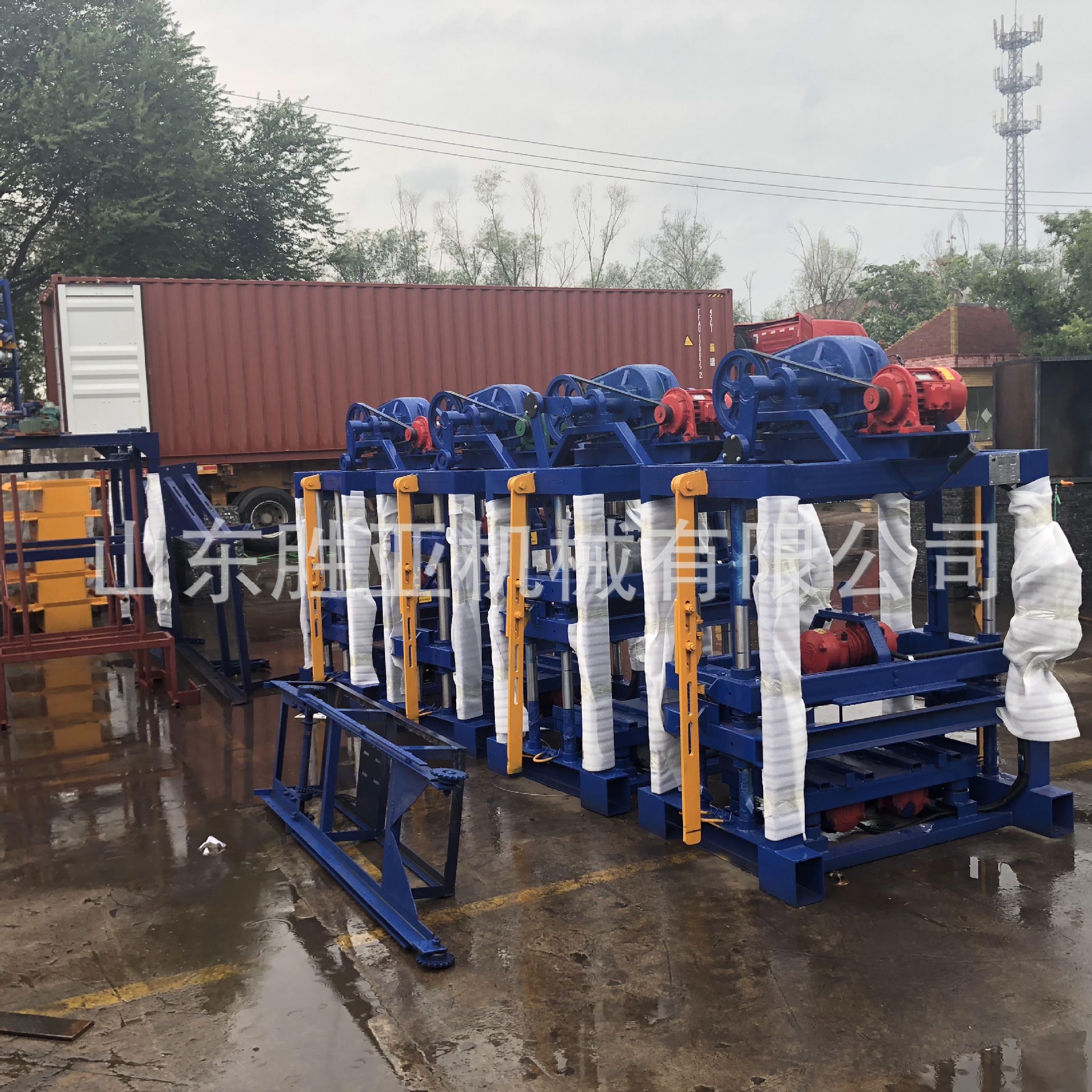 QTJ4-40 concrete block machine Shengya block machine