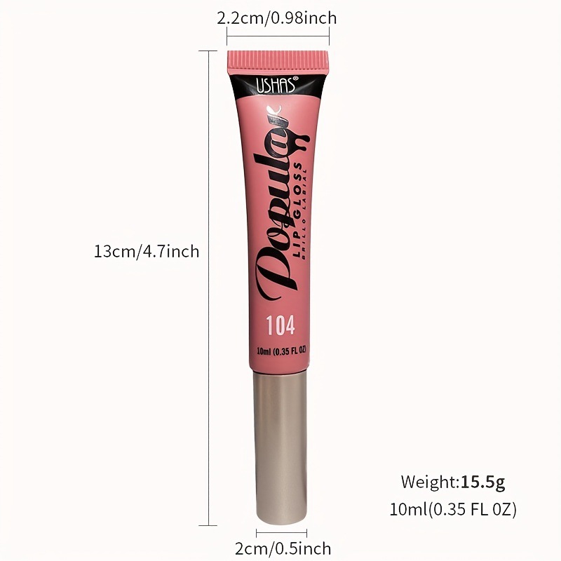 21g Weight Lip Glaze Type Of Cosmetics Plastic Material Multicolor Pattern Casual, Vacation Style Casual Vacation Multicolor Plastic Lip Glaze 8