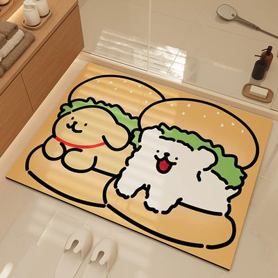 Non-Slip Mat Cartoon Diatom Mud | Avtomobil döşəmə paspasları