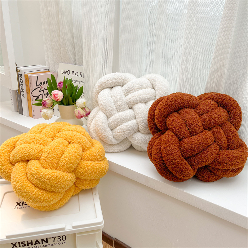 Új, színes, kézzel készített, kerek gömb alakú gyermekpárna, fotózáshoz, kanapéra való, dekoratív alakú párnahuzat_voghion.com