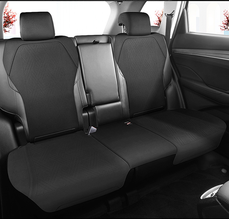 New second-generation Changan CS75Plus special seat cover suede seat cover breathable leather half-pack car seat cushion
