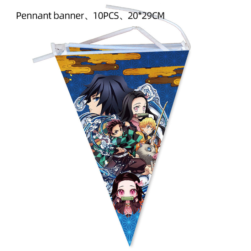 クロスボーダー漫画妖精ボールテーマ三角旗祭りパーティー横断幕漫威アベンジャーズ雰囲気装飾旗|undefined
