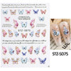 Nail stickers, fake nails, white mountain tea for nails, suitable for import, new collection, orchid