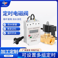 批发智能定时电磁阀电控阀灌溉自动循环电子阀电磁开关阀水阀