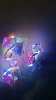 0.5m 10 color lights (individually packaged) (three Crown batteries LR44)
