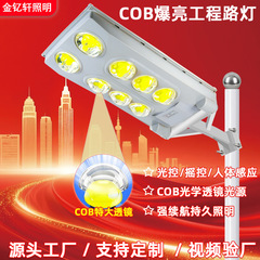 超亮大功率一体化太阳能照明灯6米新农村户外感应庭院灯工程路灯