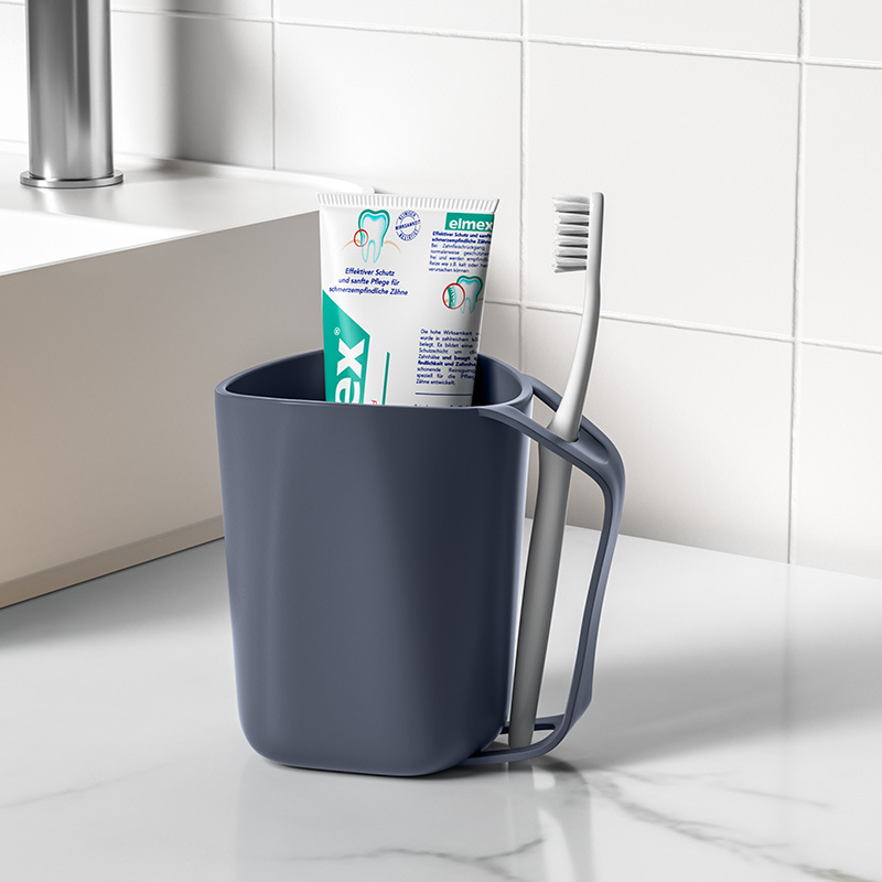 Taza de enjuague simple para el hogar Taza de cepillo de dientes Taza de enjuague para parejas de niños Un par de set de cepillo de dientes simple Tanque de dientes creativo