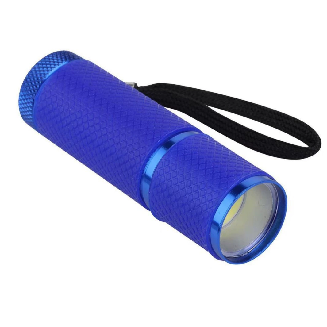 LED маленьный фонарик, ручной аккумулятор, металлический свет, прямая поставка с завода, алюминиевый сплав, подарок на день рождения