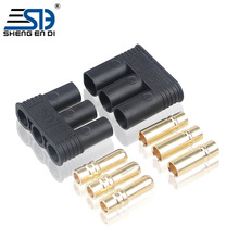 聖恩迪連接器EC5-3動力電池組電源插頭鍍金3P大電流鋰電池轉接頭