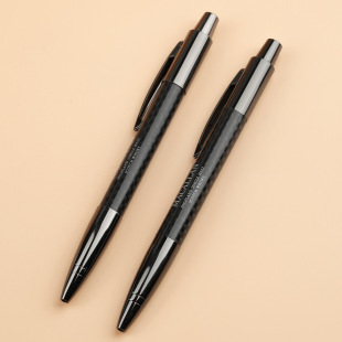 Factory Carbon Fiber Rod Press the Metal Ballpoint Pen Jiangxi Can Print the Logo on Demand