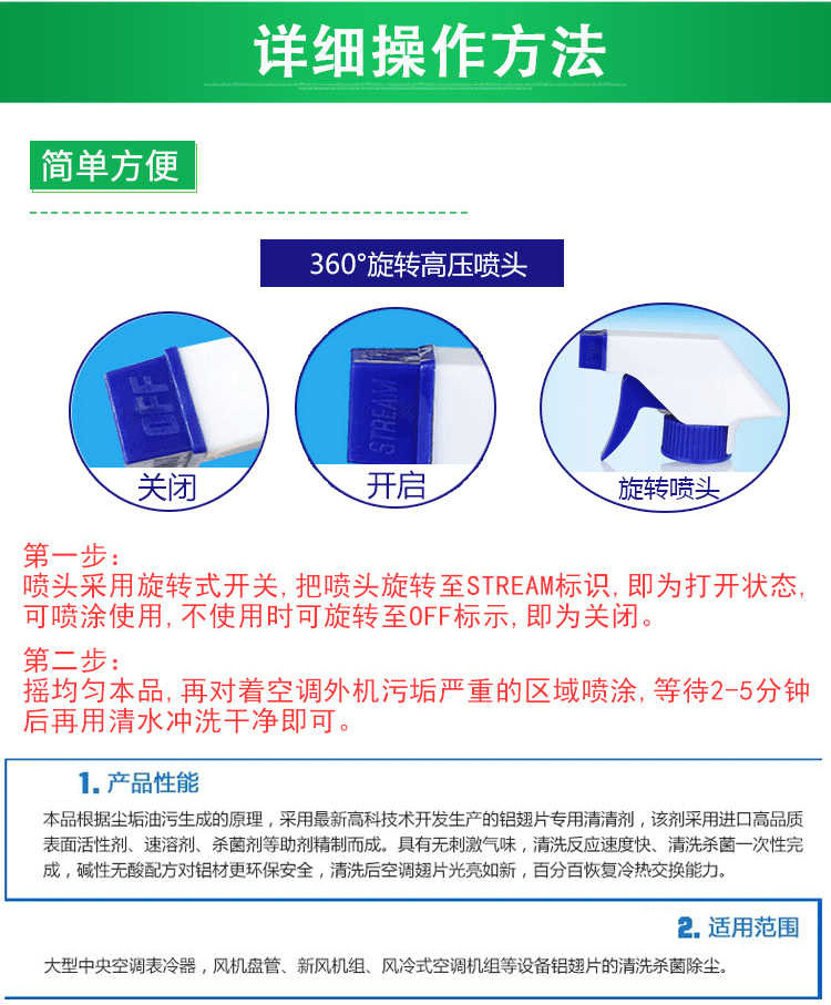 空调翅片清洗剂