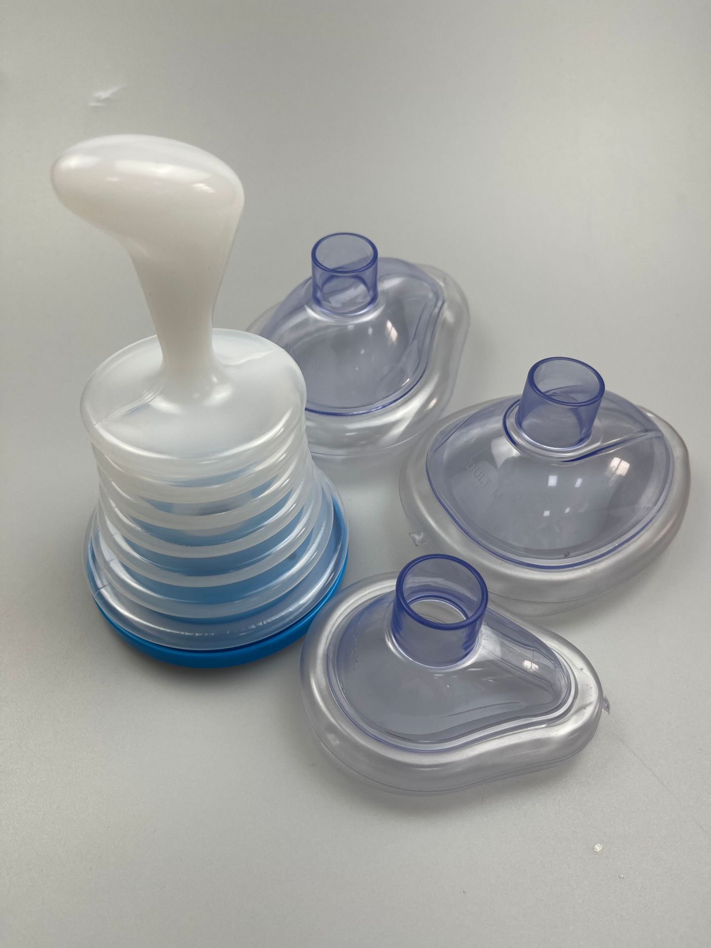 Entrenador de respiración sofocante máscara de rescate de emergencia Corazón Artificial capacidad vital asfixia dispositivo de emergencia