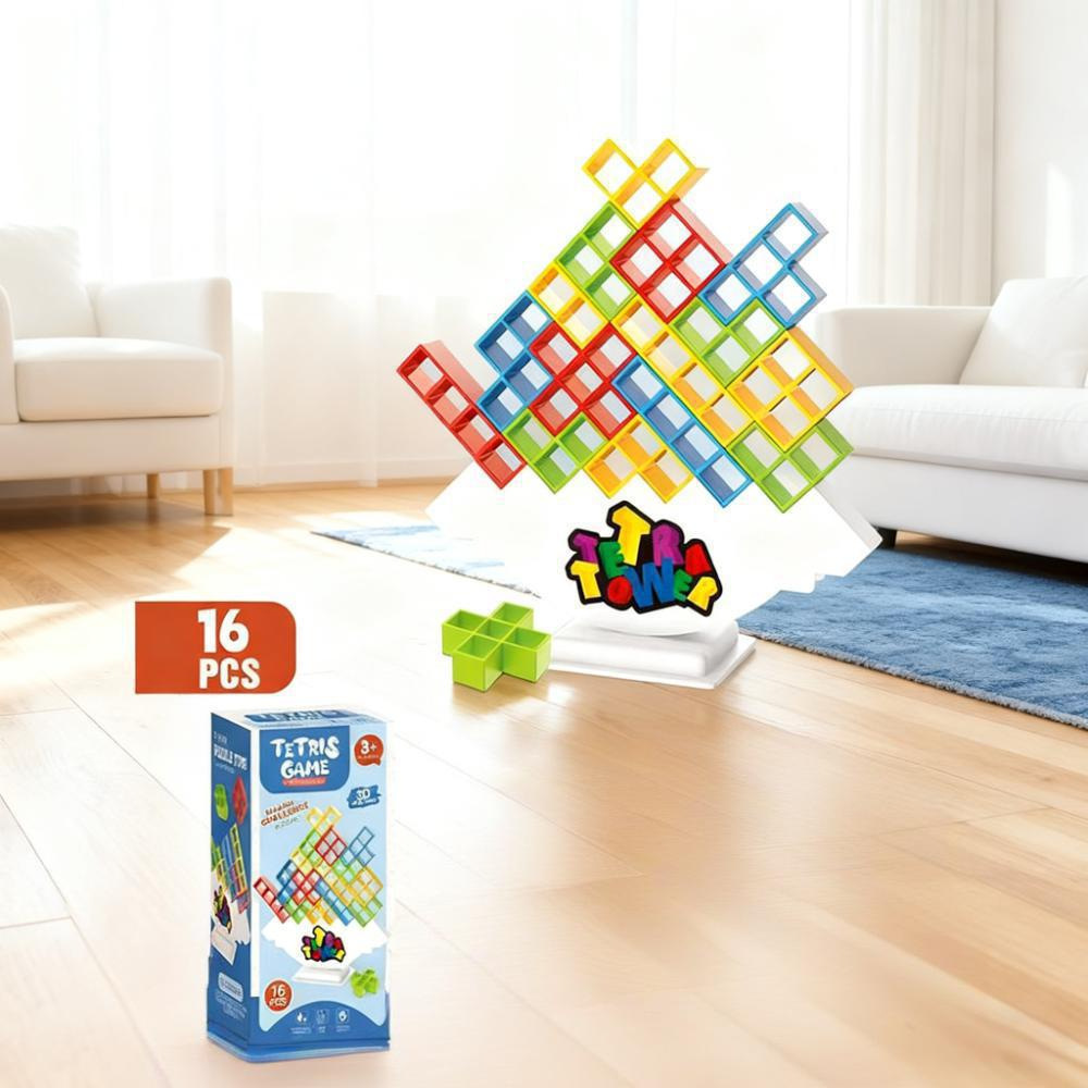 Juegos de equilibrio de mesa Swing High Tetris Juguetes Cross-Border Playing Focus Bloques de construcción para niños