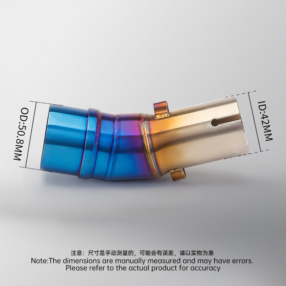 Motorcycle Exhaust Pipe Suitable for Er6N Ninja650 Versys650 Er6F Z650 Modified Middle Section