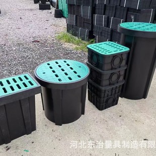 Finished rainwater well rainwater collection well filtration well drainage well rainwater infiltration well integrated molding resin manhole cover