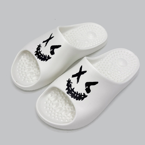 Summer slippers dog indoor pellet bathroom shower cool slippers arch support soft sole men's grape pellet slippers