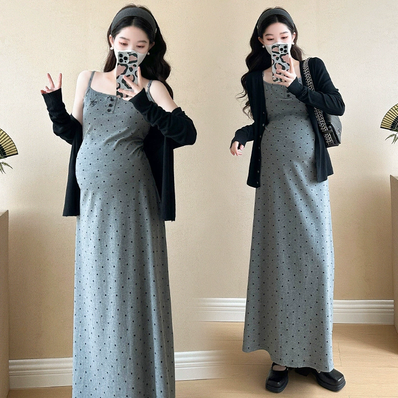 Весной slip dress для беременных, набор, с вышивкой, защита от солнца
