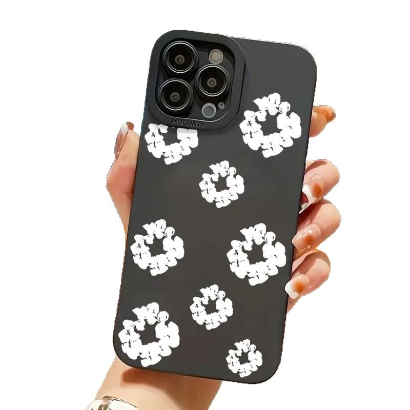 iPhone 15 Pro Max, Apple 14, 13, 12, 11 uyumlu renkli kalp desenli şık ve yaratıcı telefon kılıfı