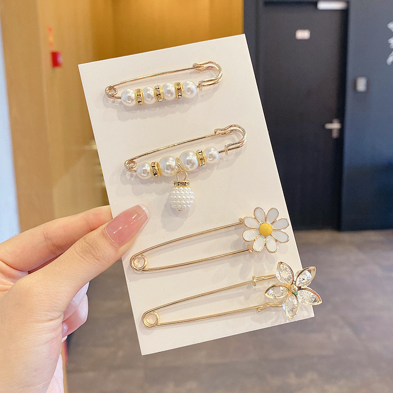 Broche de cintura para mujer falda apretada cintura artefacto pin fijo botón de botón anti-peregrino broche anti-peregrino