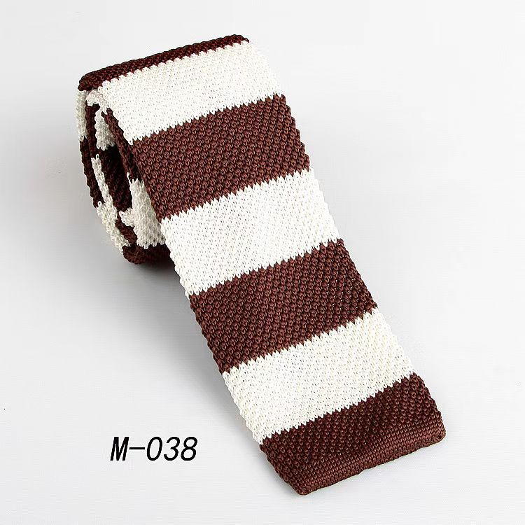 2026年新作メンズフラットタイプニットネクタイ 大人向けおしゃれで合わせやすいネクタイアクセサリー メーカー卸売