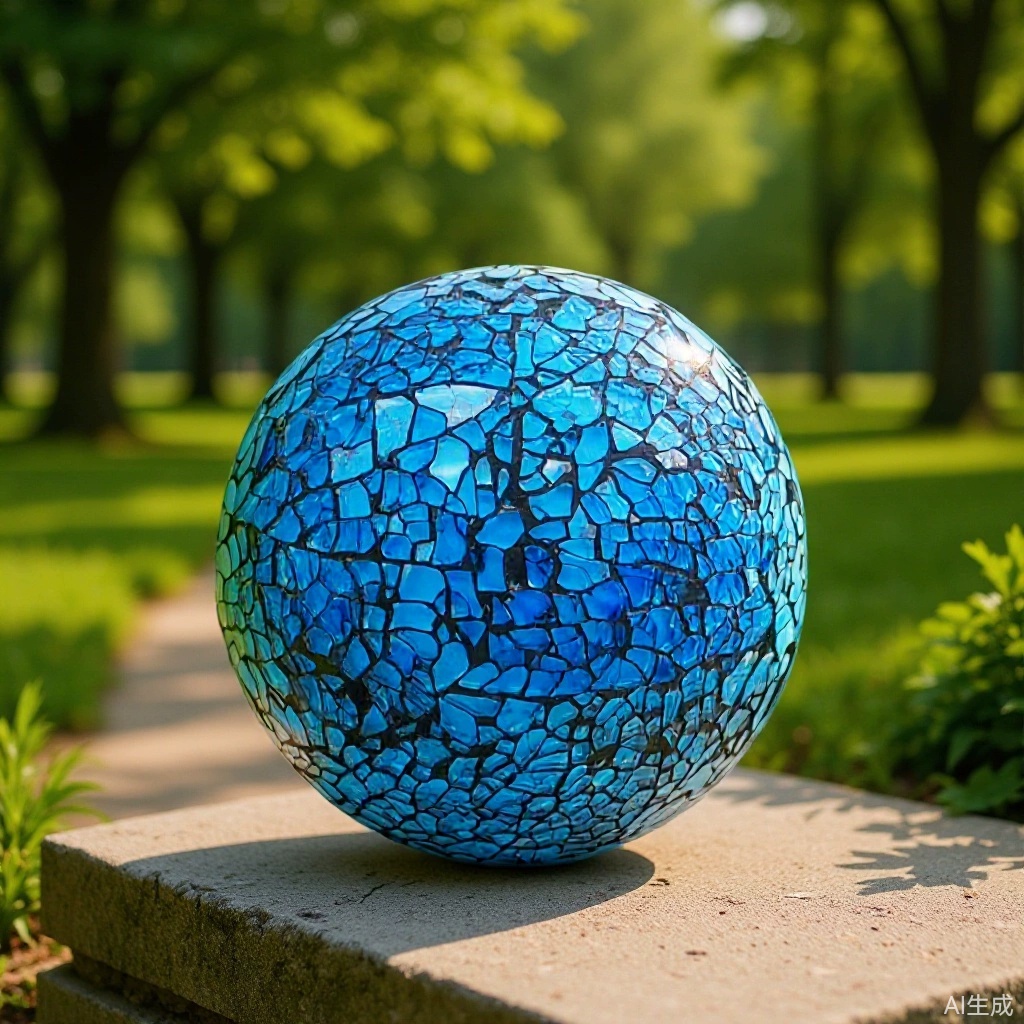 6Cm8Cm10Cm Mosaic Decorative Ball Glass Mosaic Ball Home Decoration Decorative Glass Aromatherapy Ball