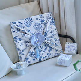 2024中秋节新中式帆布8粒月饼包装盒冰皮流心蛋黄酥礼品盒空盒