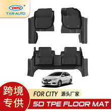 TXR�m���h����܇�؉|Honda City Tpe Floor Mats Car Mat�����_�|