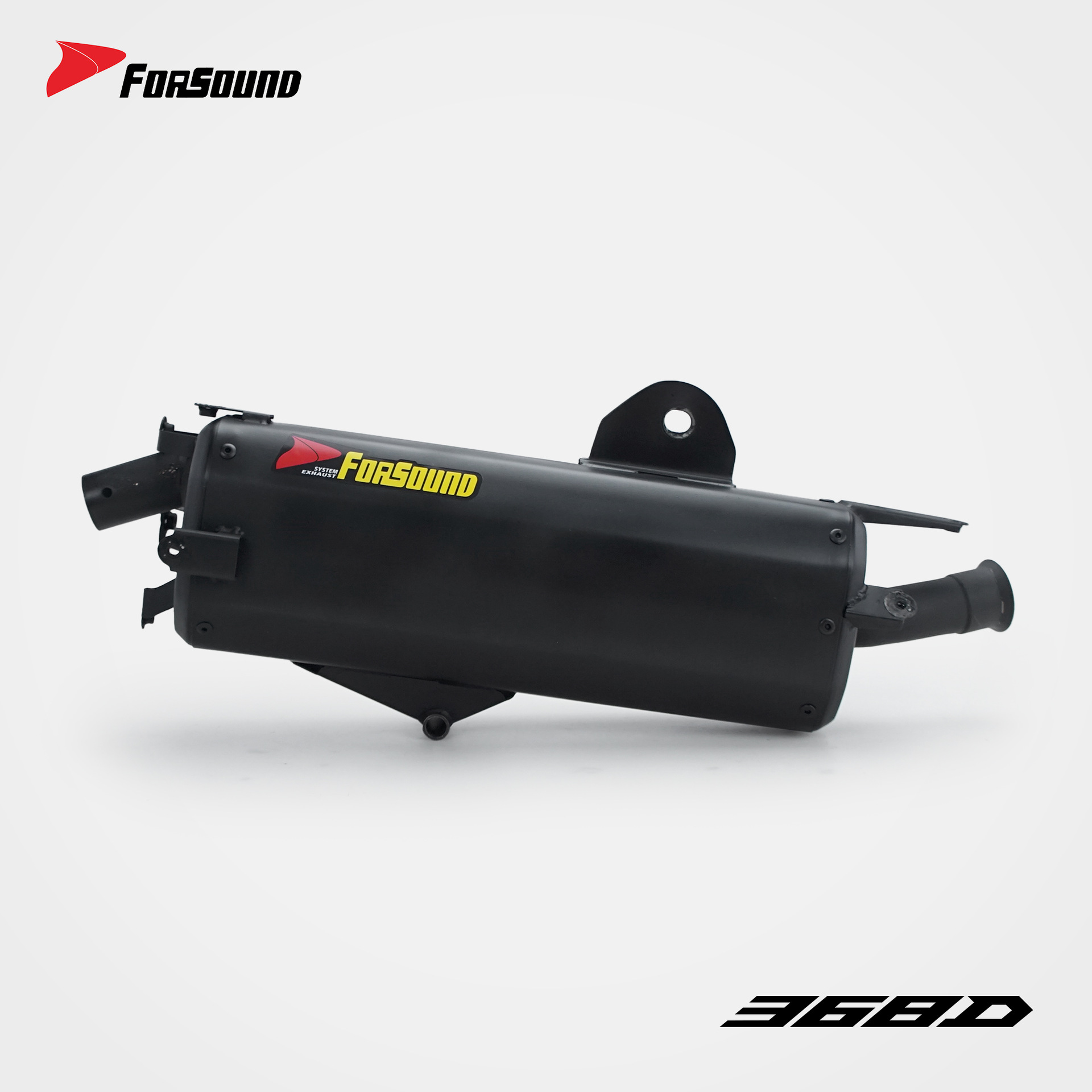 Suitable for ZONTES 368D modified original appearance motorcycle exhaust pipe tail section, direct connection, non-destructive installation