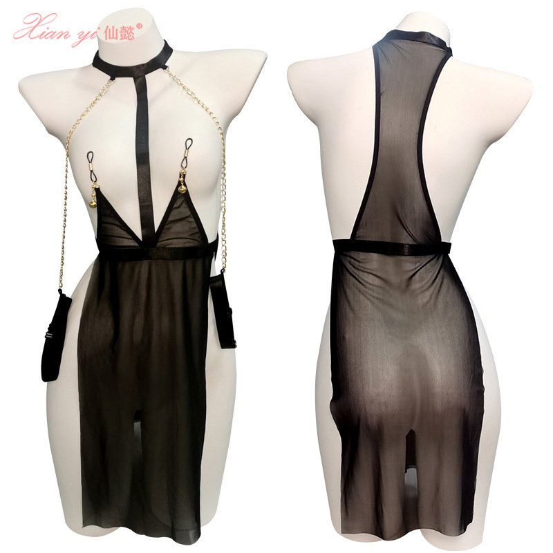 Hada sexy lencería sexy malla transparente uniforme seductora Rocío libre de pasión ropa femenina gota de sangre 560