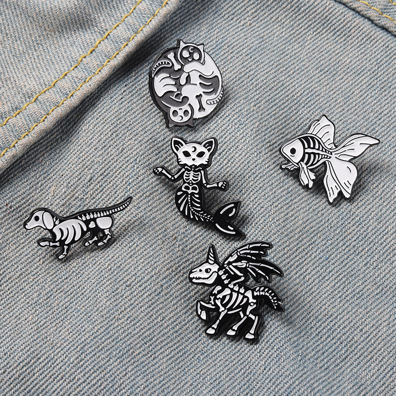 7g Weight Brooches Classification Holiday Occasion Alloy Material Animal Pattern Unisex Gender Stoving Varnish Design Funny Style Funny Pin Animal Alloy Stoving Varnish Unisex Brooches 8